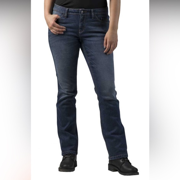 NWOT Harley-Davidson Women's Boot Cut Jeans - Dark Blue - Picture 1 of 8